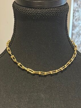 Gold Plated Chain Link Necklace